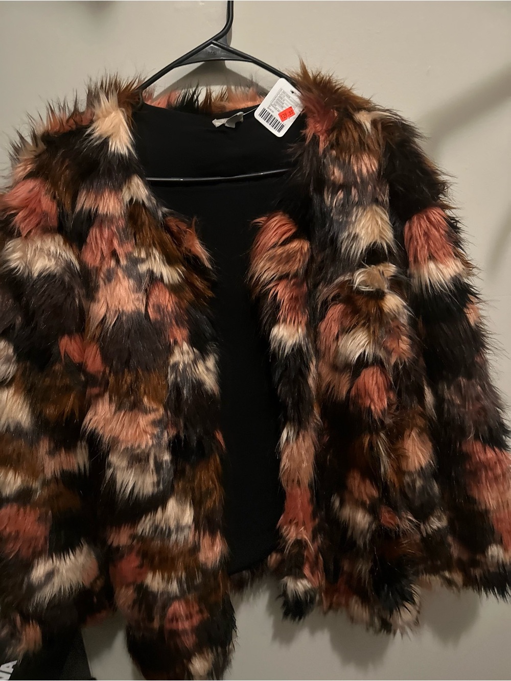 Urban Outfitters Ecote Faux Fur Multi-Color Jacket - Women
